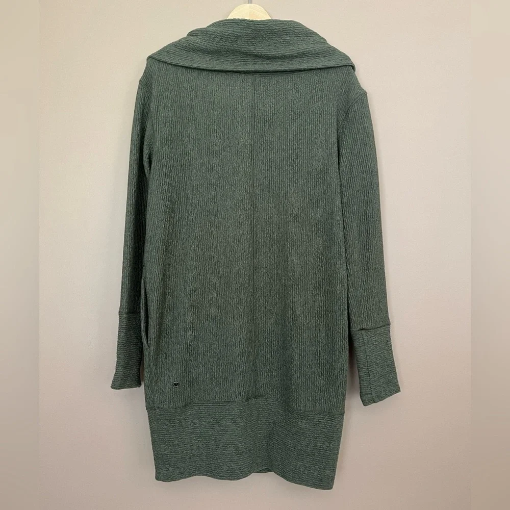 {Lululemon} Along the Way Dress in Heathered Dark Olive - Womens Small